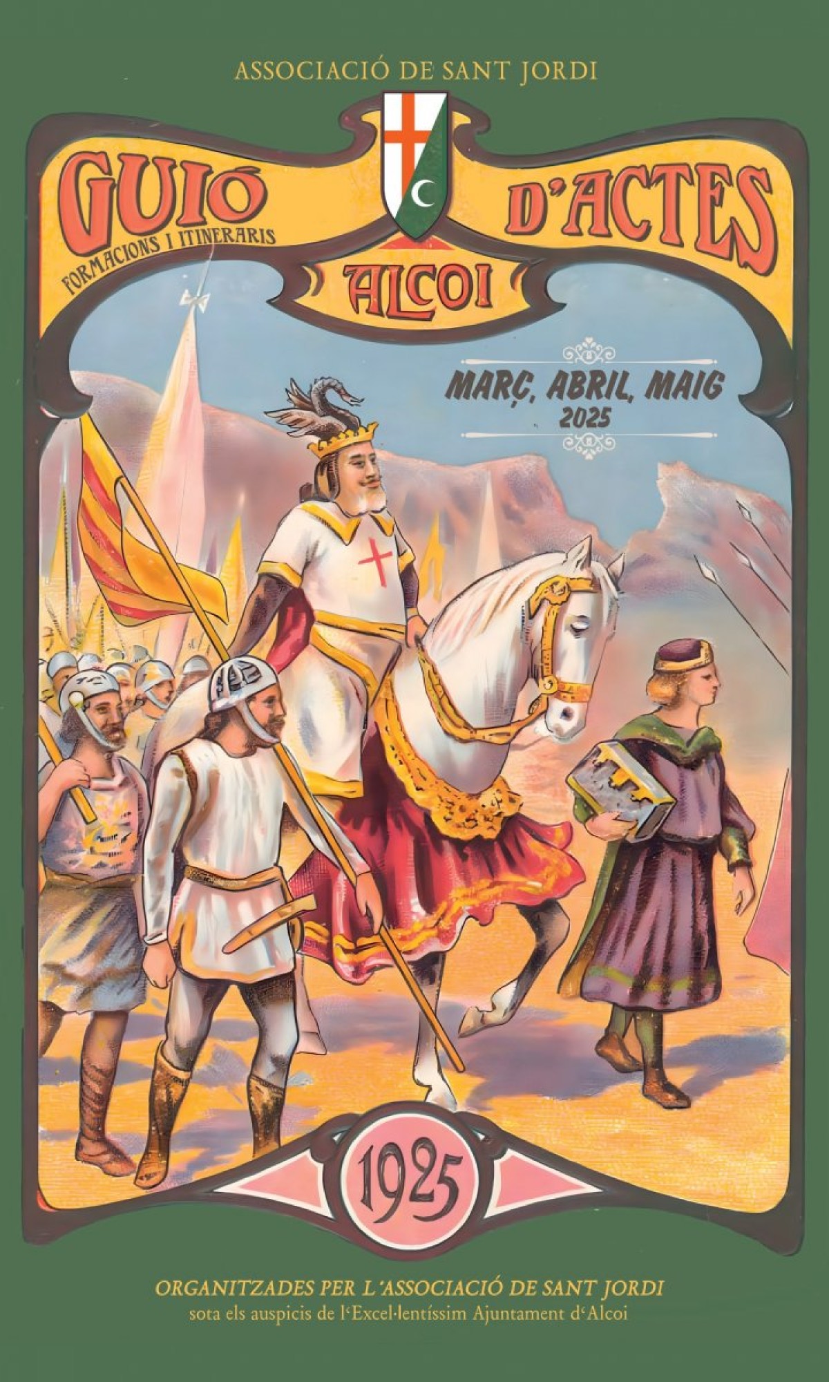 GUION DE ACTOS DE LAS FIESTAS DE MOROS Y CRISTIANOS EN HONOR A SAN JORGE 2025
