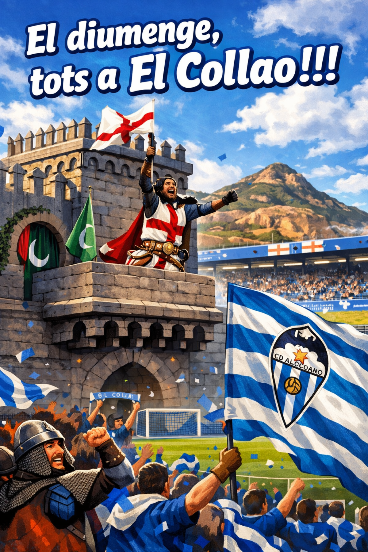 Festa y Futbol, unidos este domingo con el Alcoyano