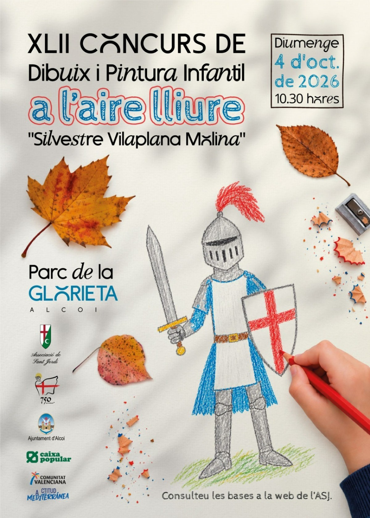 Convocatòria del 42é Concurs Infantil de Pintura a l’Aire Lliure «Silvestre Vilaplana Molina»