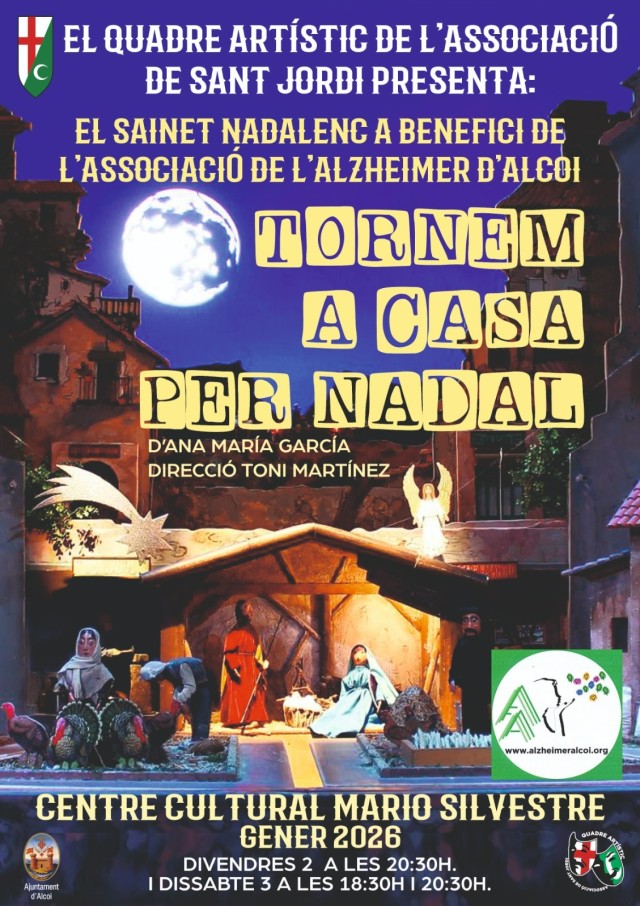 Adquisició d’entrades per al sainet nadalenc Tornem a casa per Nadal, d'Ana María García, el 2 i 3 de gener de 2026